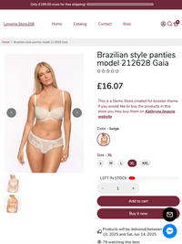Lace & Silk Boutique – Fully Built Shopify Lingerie Store for Sale