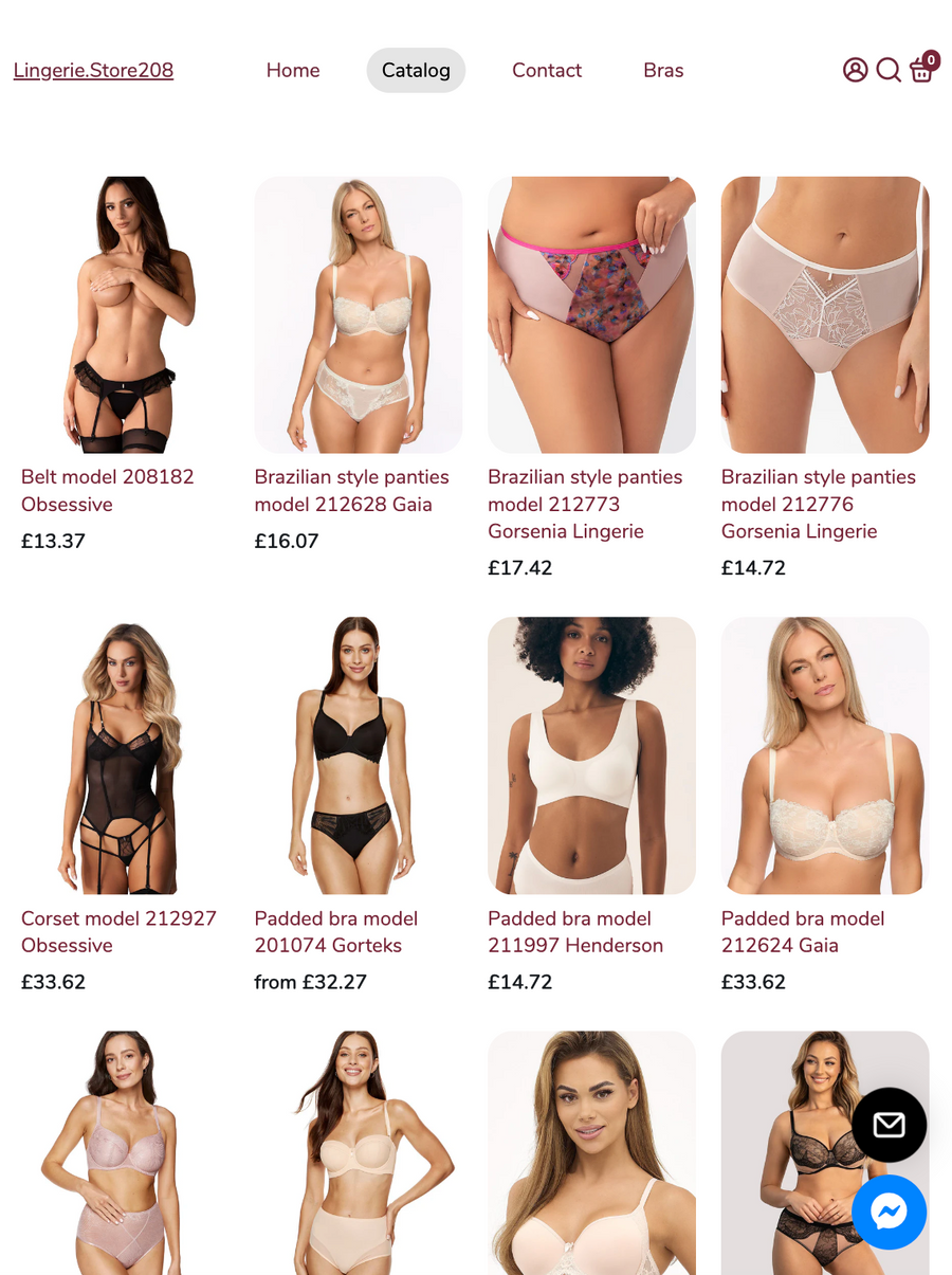 Lace & Silk Boutique – Fully Built Shopify Lingerie Store for Sale