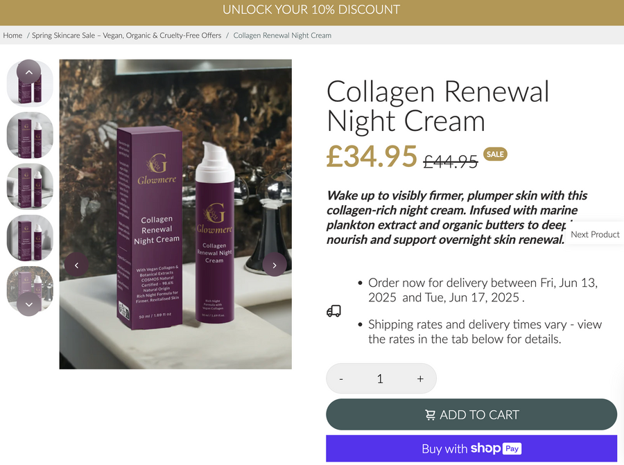 Glowmere - Premium Vegan Skincare Brand for Sale